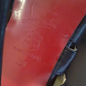 Black Christian Louboutin heels